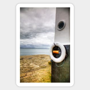 Mevagissey Lighthouse And Harbour Wall Sticker